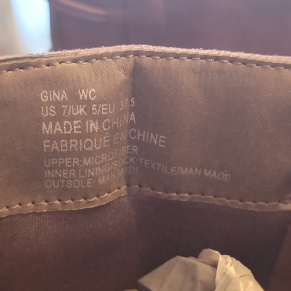 Gina Lace Up Heeled Boots Size 7 - Picture 8 of 8